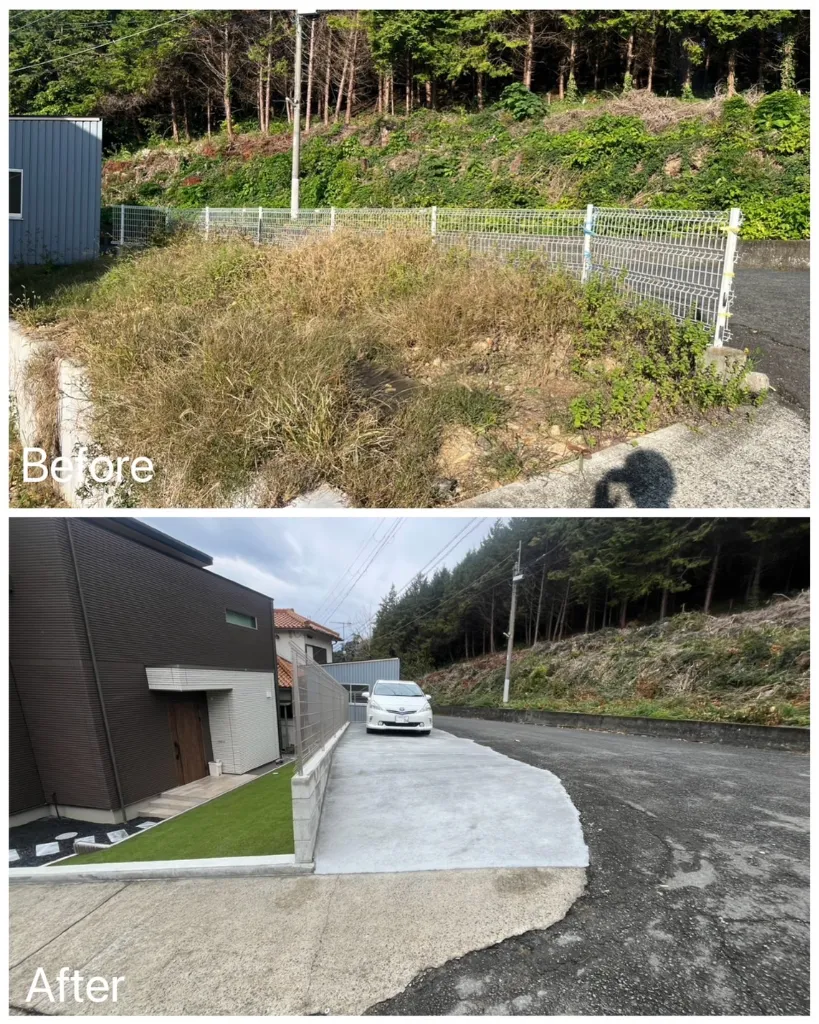 新築外構 駐車場工事